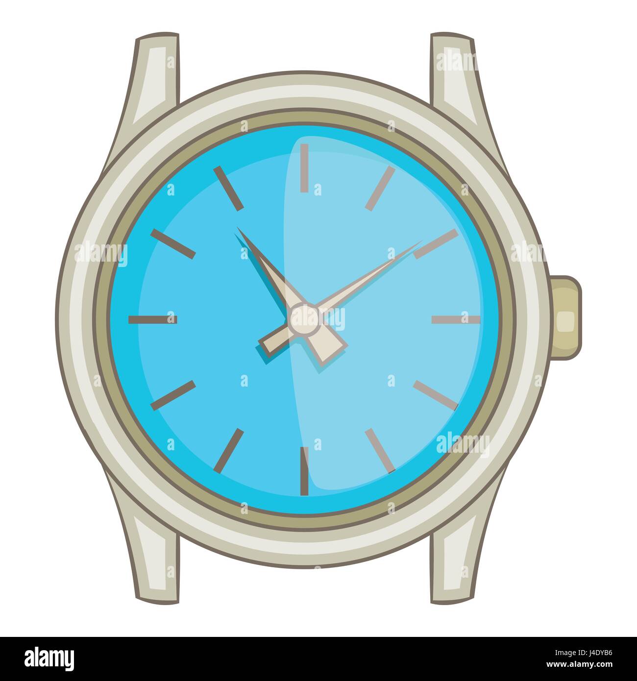 Swiss watch icon, cartoon style Stock Vector
