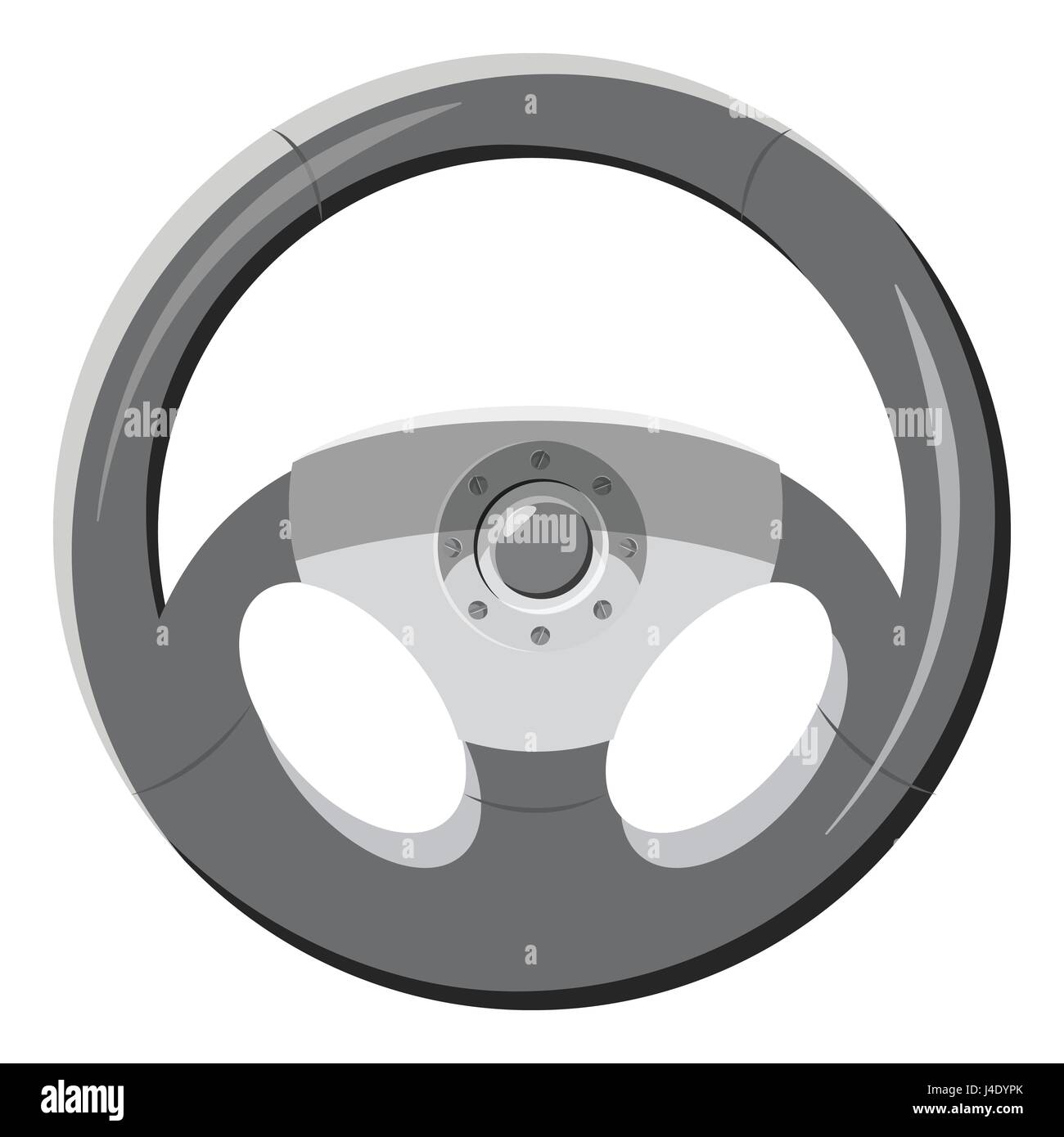 Car rudder icon, gray monochrome style Stock Vector Image & Art - Alamy