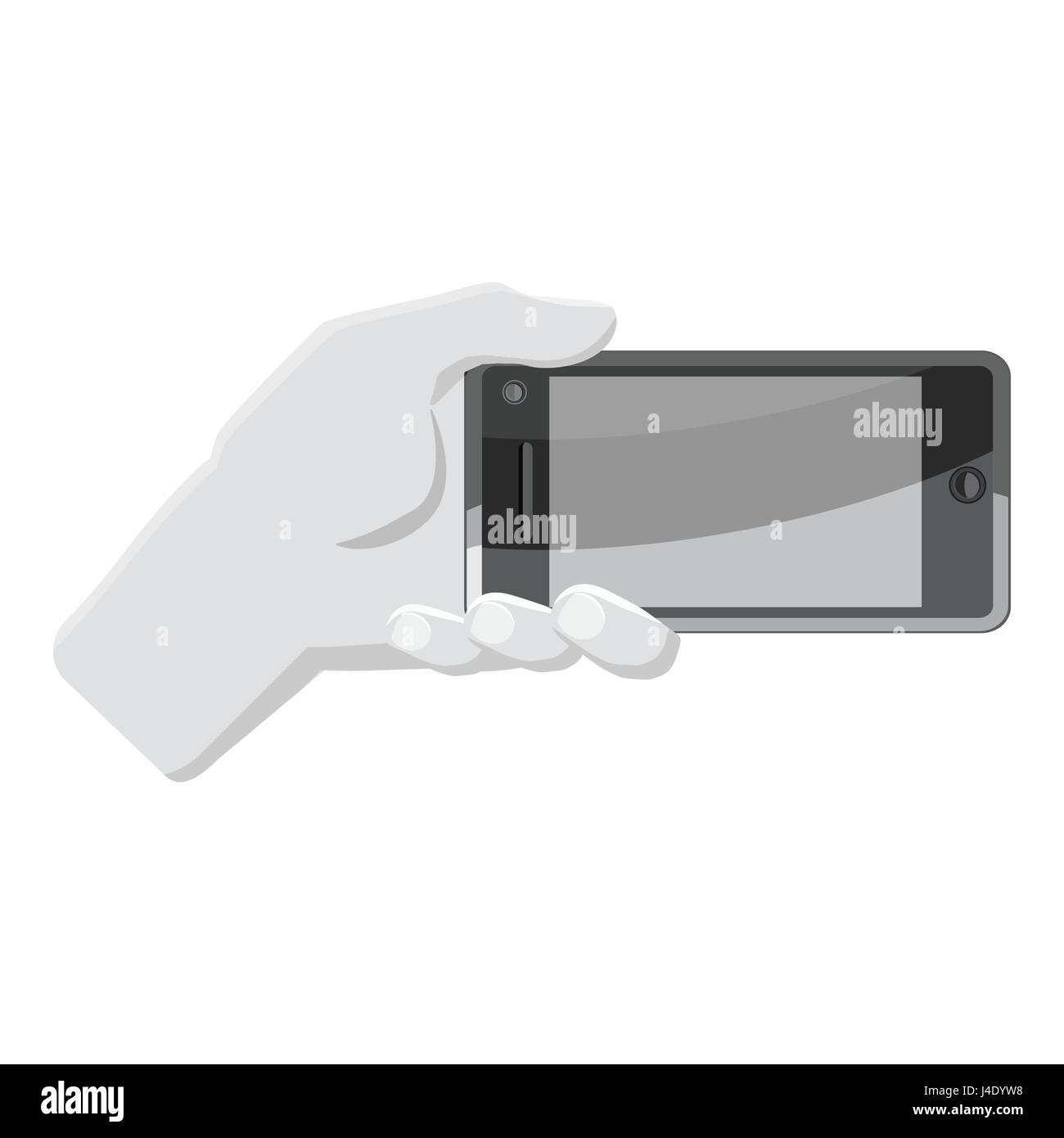 Hand holding smartphone icon Stock Vector Image & Art - Alamy