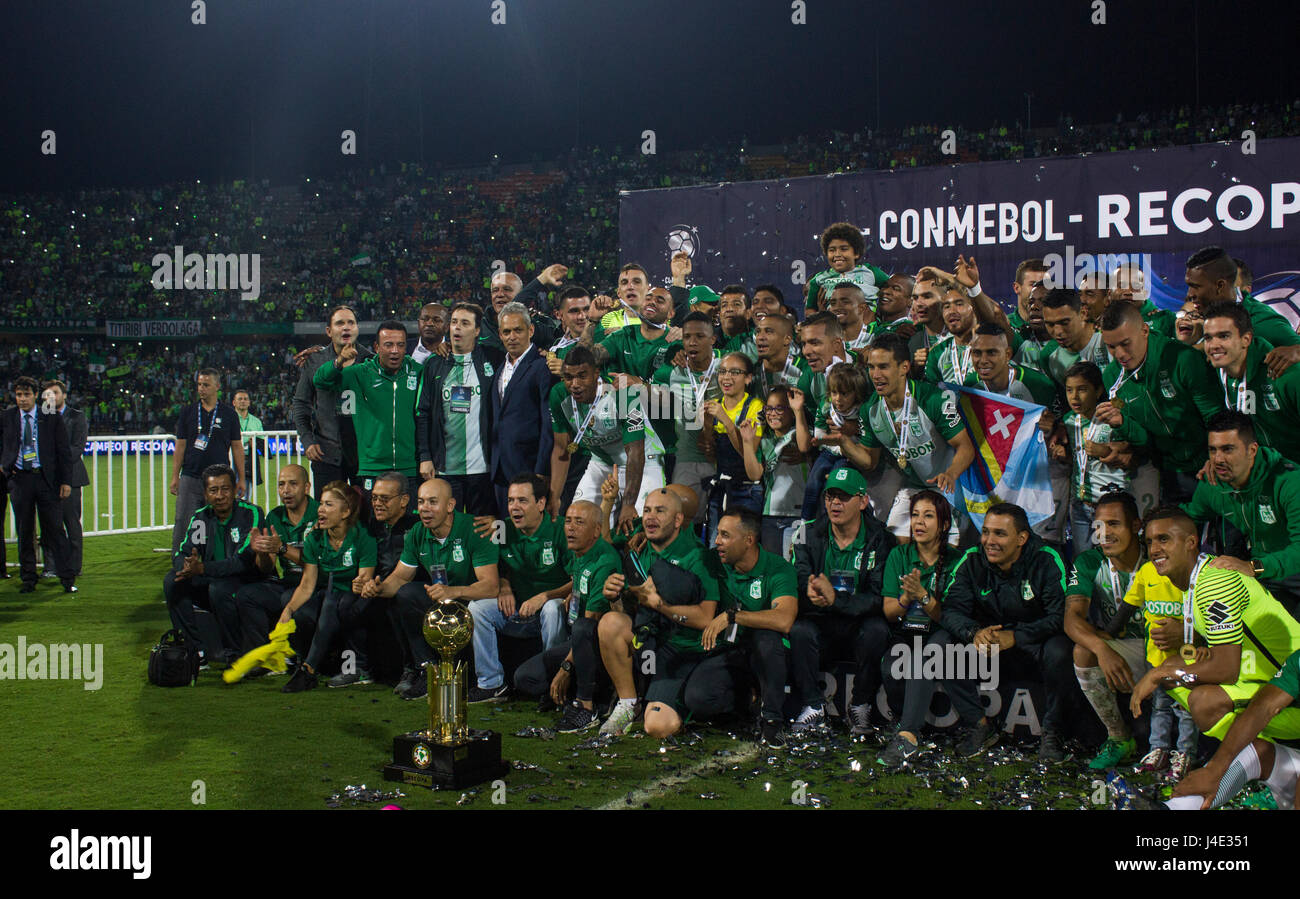Atletico Nacional the winner of the Sudamericana cup Stock Photo