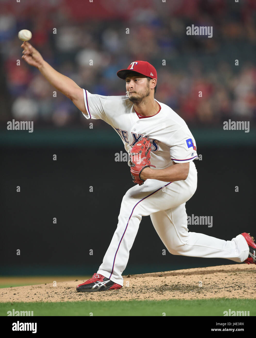 Arlington, Texas, USA. 10th May, 2017. Yu Darvish (Rangers) MLB : Texas ...