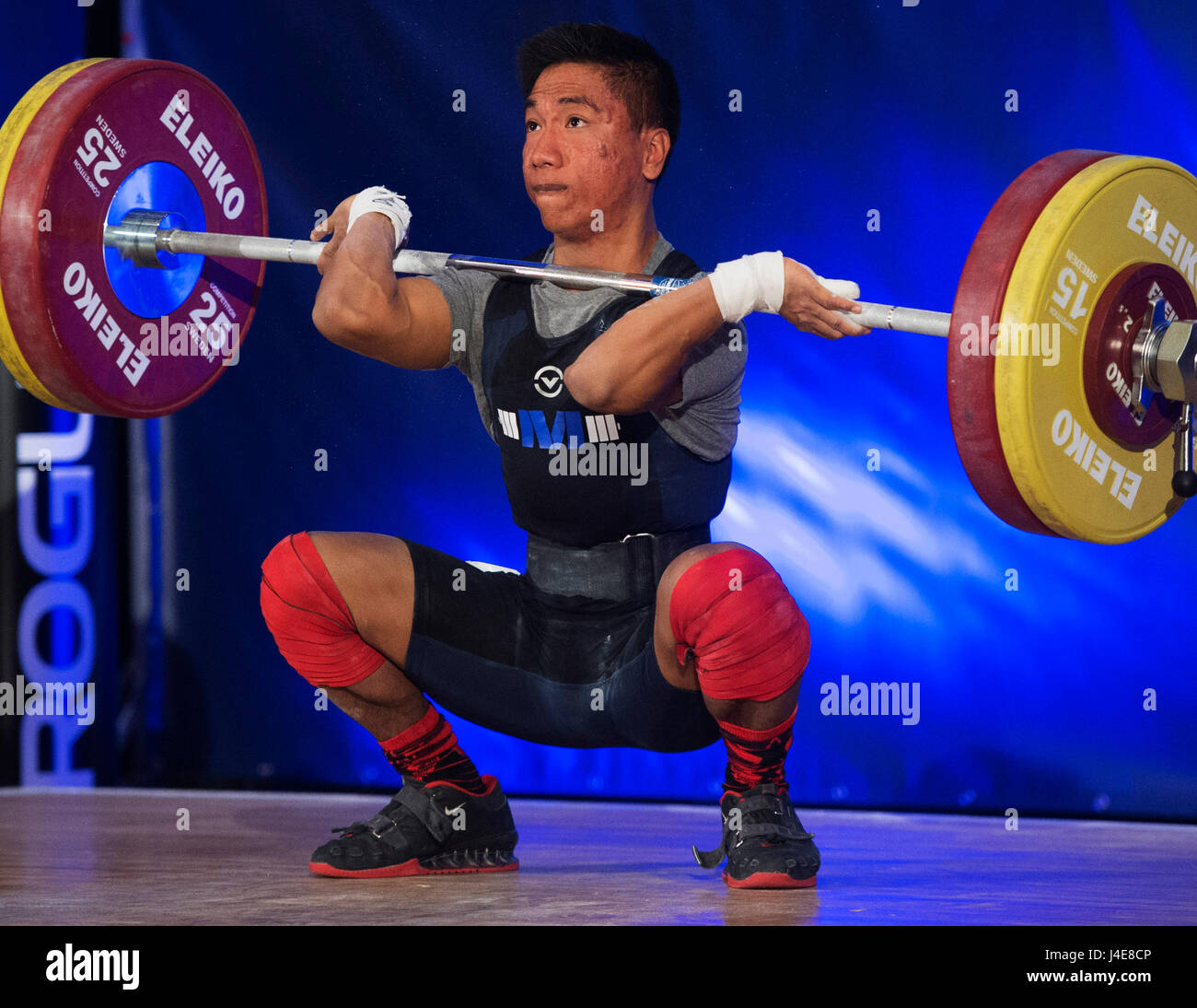 May 12, 2017 Rene Navarrete competes in the 56kg