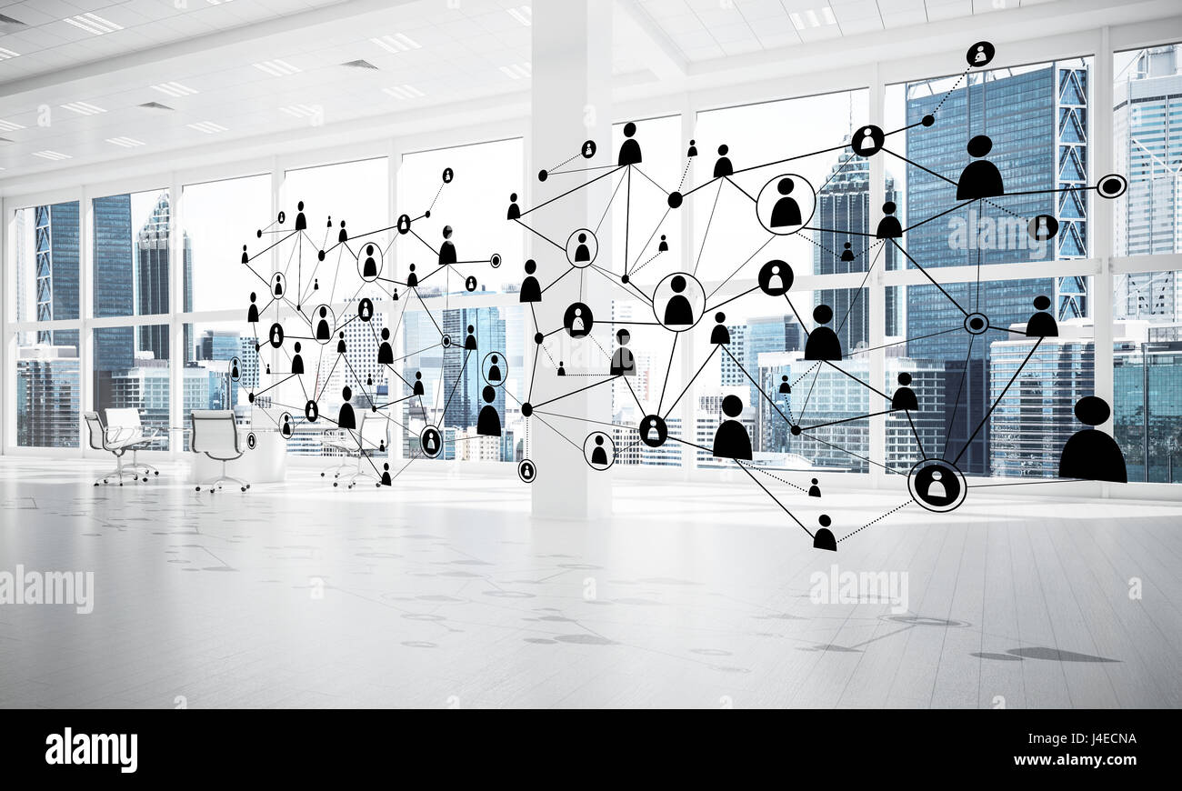 Networking and wireless connection as concept for effective mode Stock ...