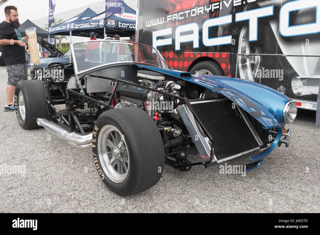 Torrance, USA May 5 2017 Shelby Cobra 427 Cutaway) on display during 12th Annual Edelbrock