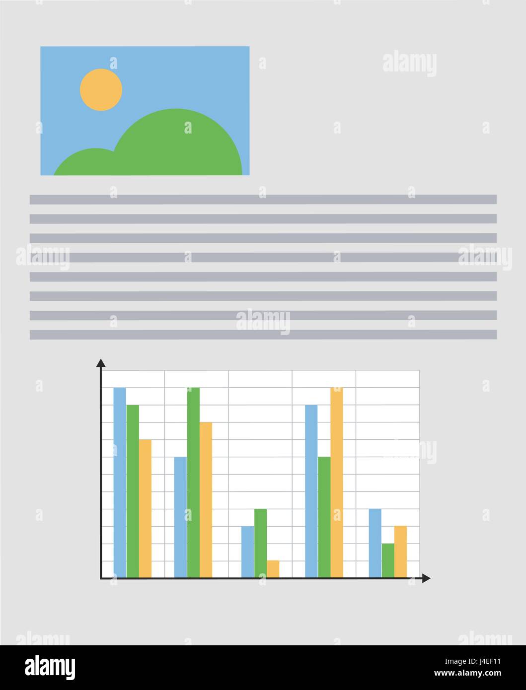 graph chart icon image Stock Vector Image & Art - Alamy