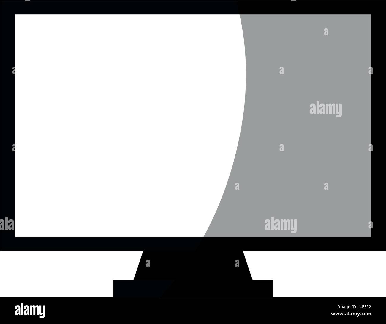 blank screen computer icon image Stock Vector Image & Art - Alamy