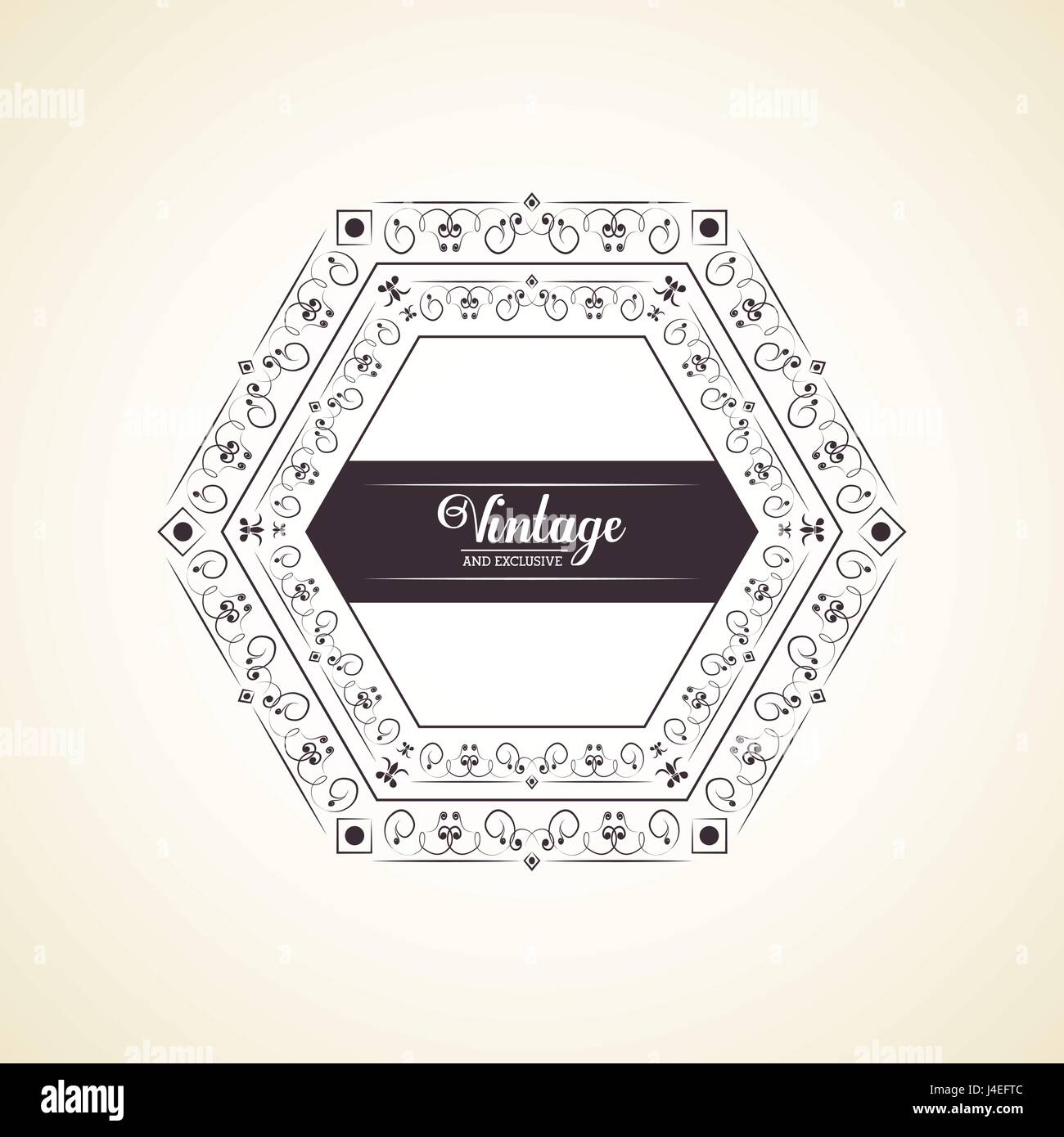 vintage and exclusive rubber stamp on white background Stock Vector ...