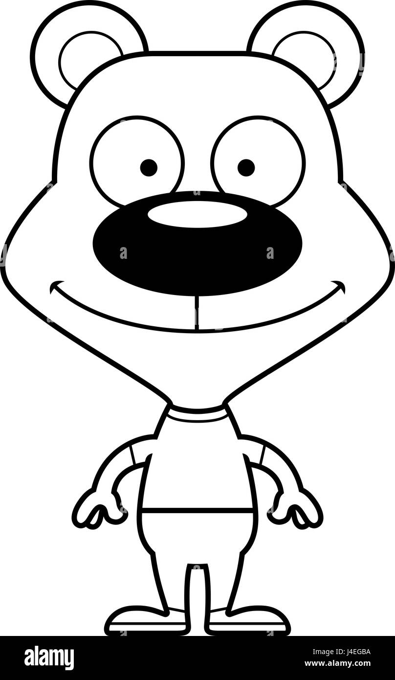 A cartoon bear smiling Stock Vector Image & Art - Alamy