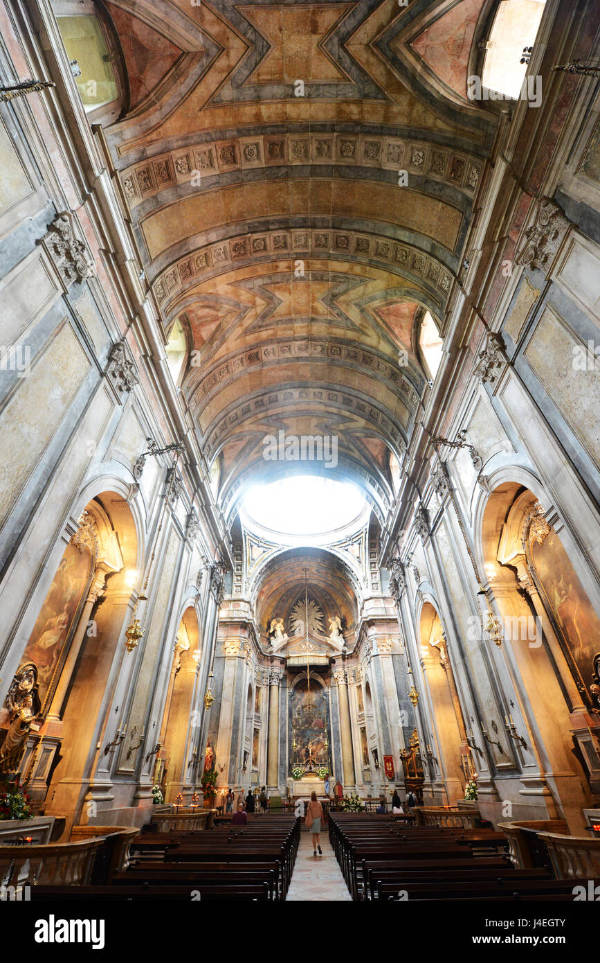 The beautiful Basilica da Estrela in Lisbon Stock Photo Alamy