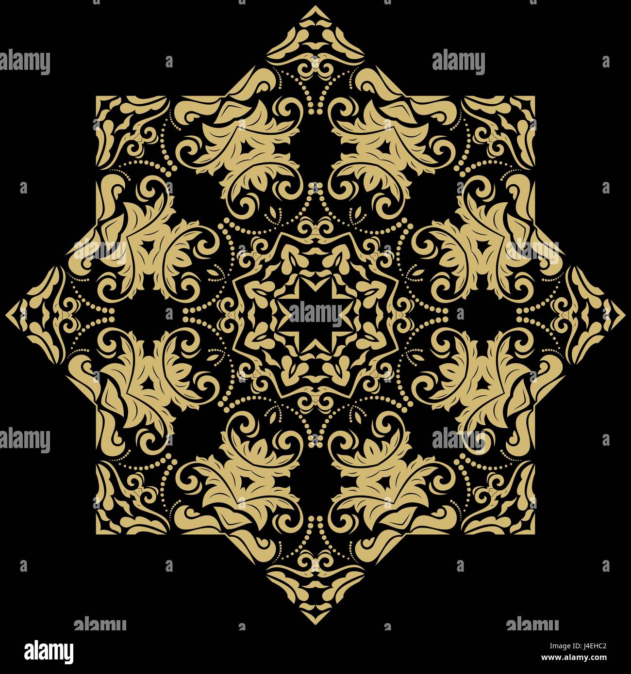 Elegant Vector Ornament in Classic Style Stock Vector Image & Art - Alamy