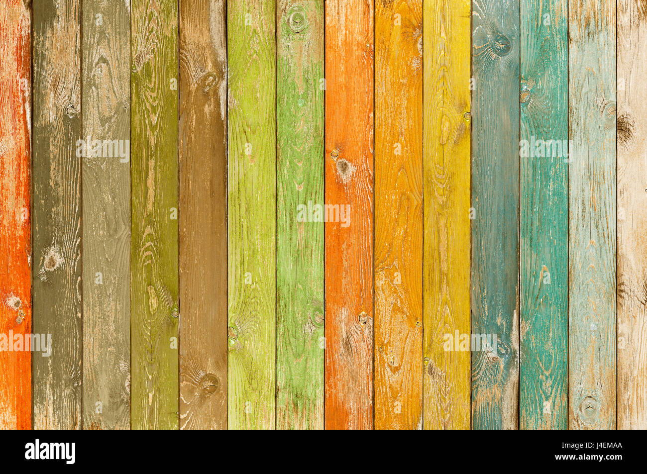Vintage color old wood planks background Stock Photo