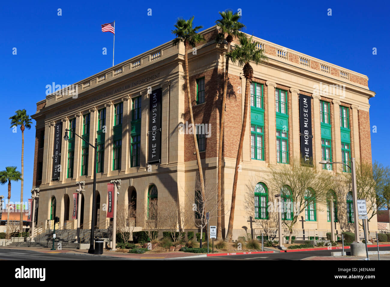 The Mob Museum, Downtown District, Las Vegas, Nevada, United States of America, North America Stock Photo
