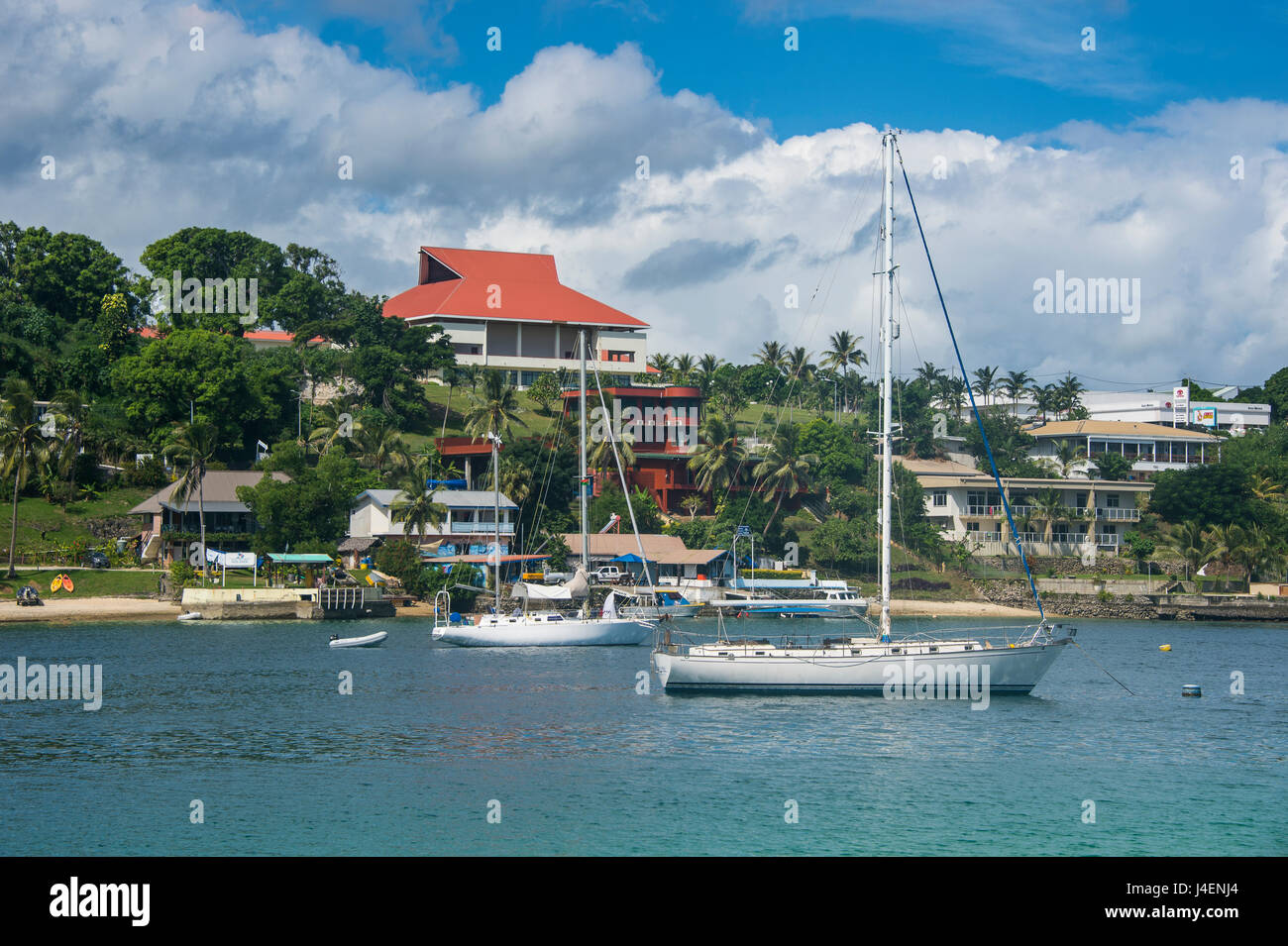 The harbour of Port Vila, Efate, Vanuatu, Pacific Stock Photo