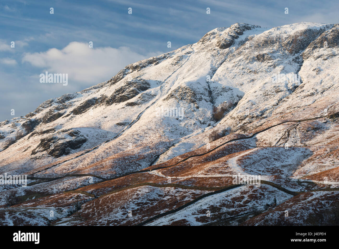 A scene from Borrowdale, Lake District National Park, Cumbria, England, United Kingdom, Europe Stock Photo