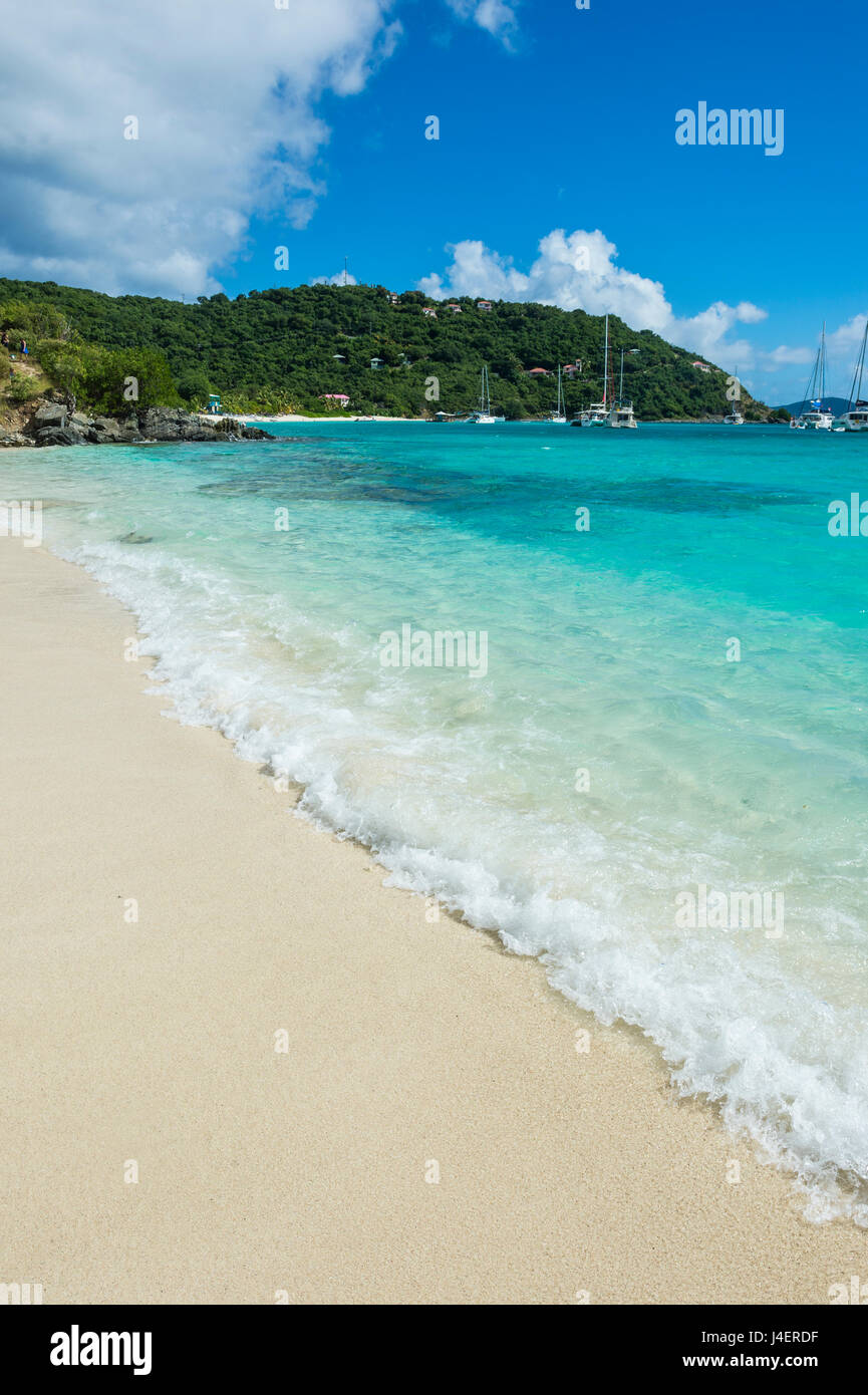 Famous White Bay, Jost Van Dyke, British Virgin Islands, West Indies, Caribbean, Central America Stock Photo