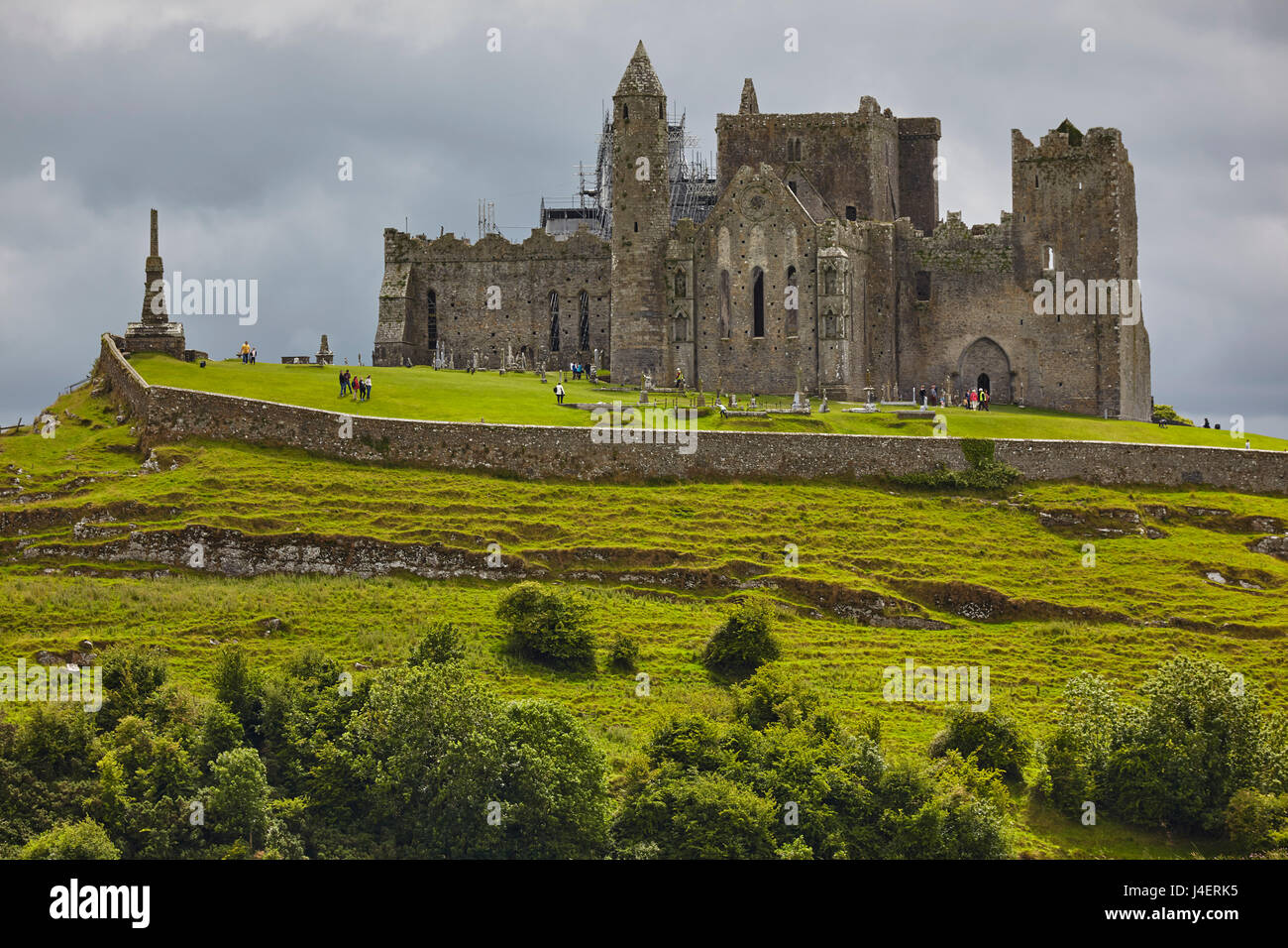 The ruins of the Rock of Cashel, Cashel, County Tipperary, Munster, Republic of Ireland, Europe Stock Photo