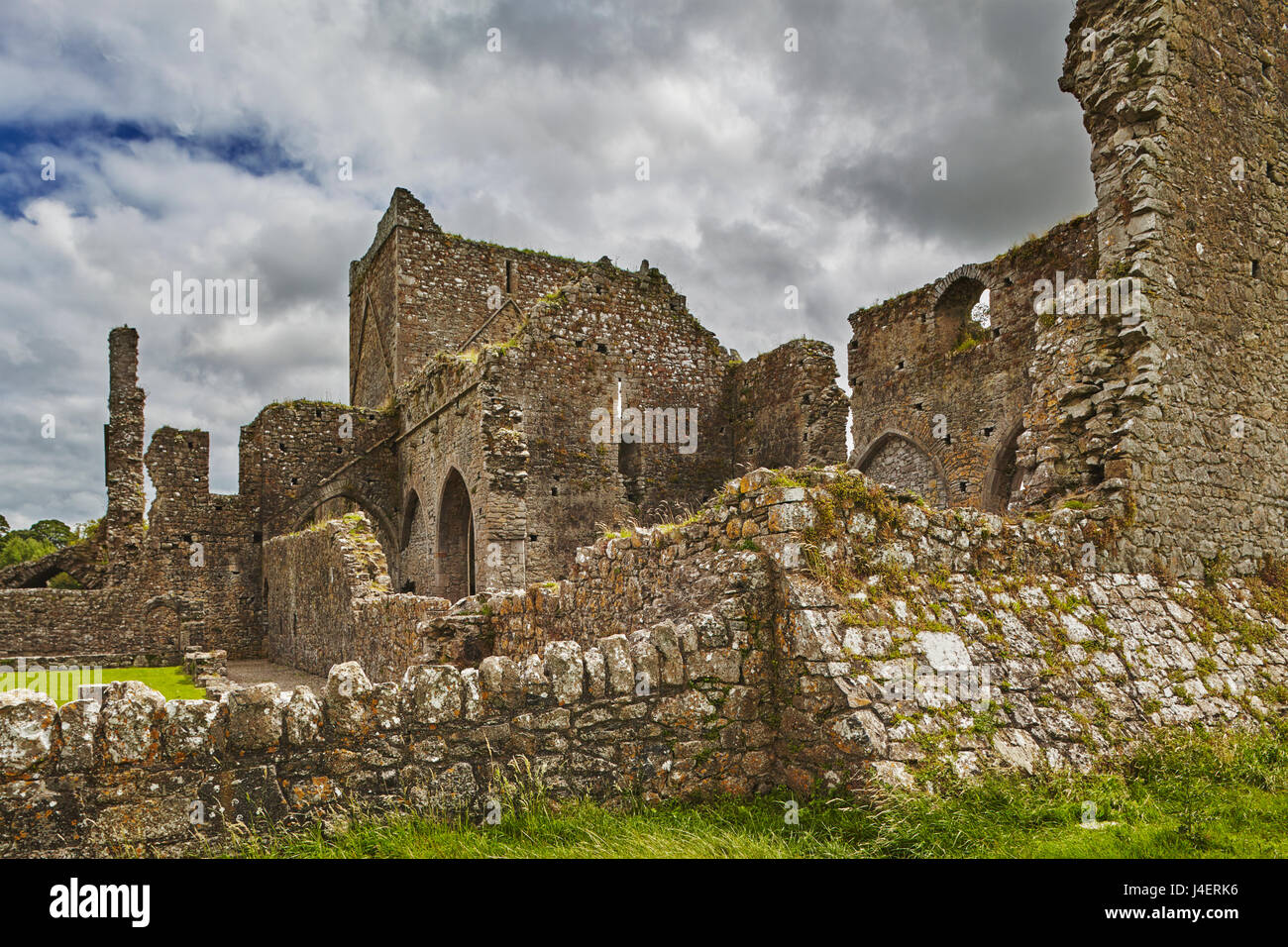The ruins of Hore Abbey, near the ruins of the Rock of Cashel, Cashel, County Tipperary, Munster, Republic of Ireland, Europe Stock Photo