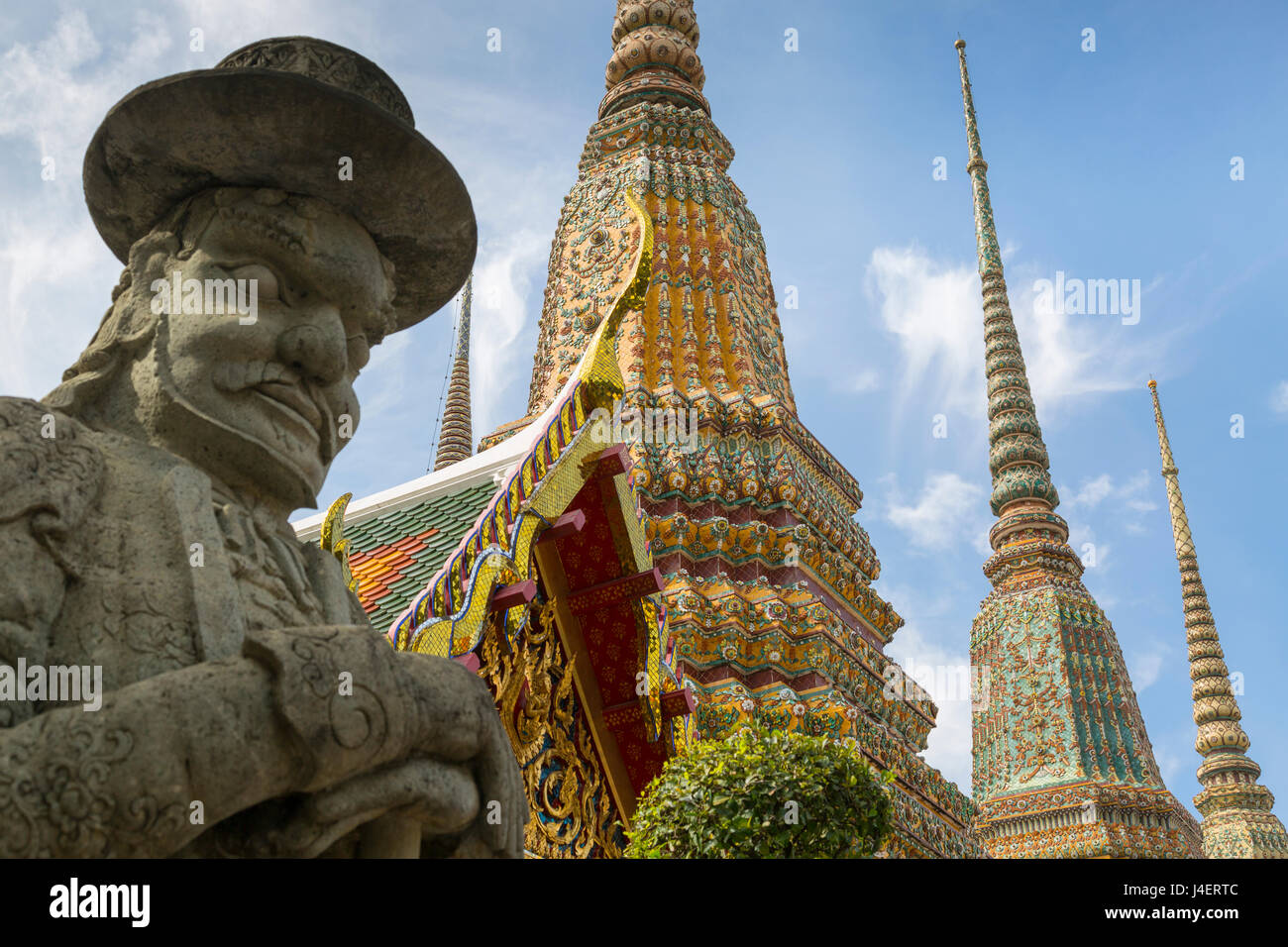 Wat Pho (Wat Po), Bangkok, Thailand, Southeast Asia, Asia Stock Photo