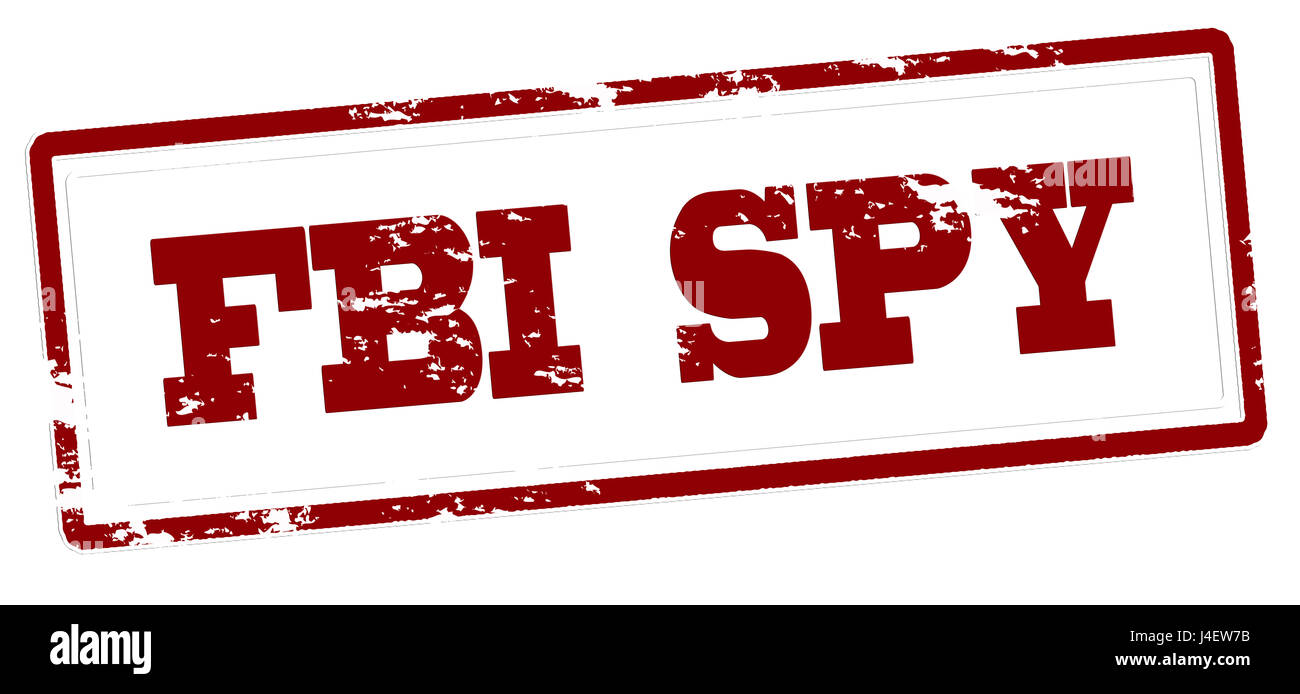 Stamp with text FBI spy inside, vector illustration Stock Photo Alamy