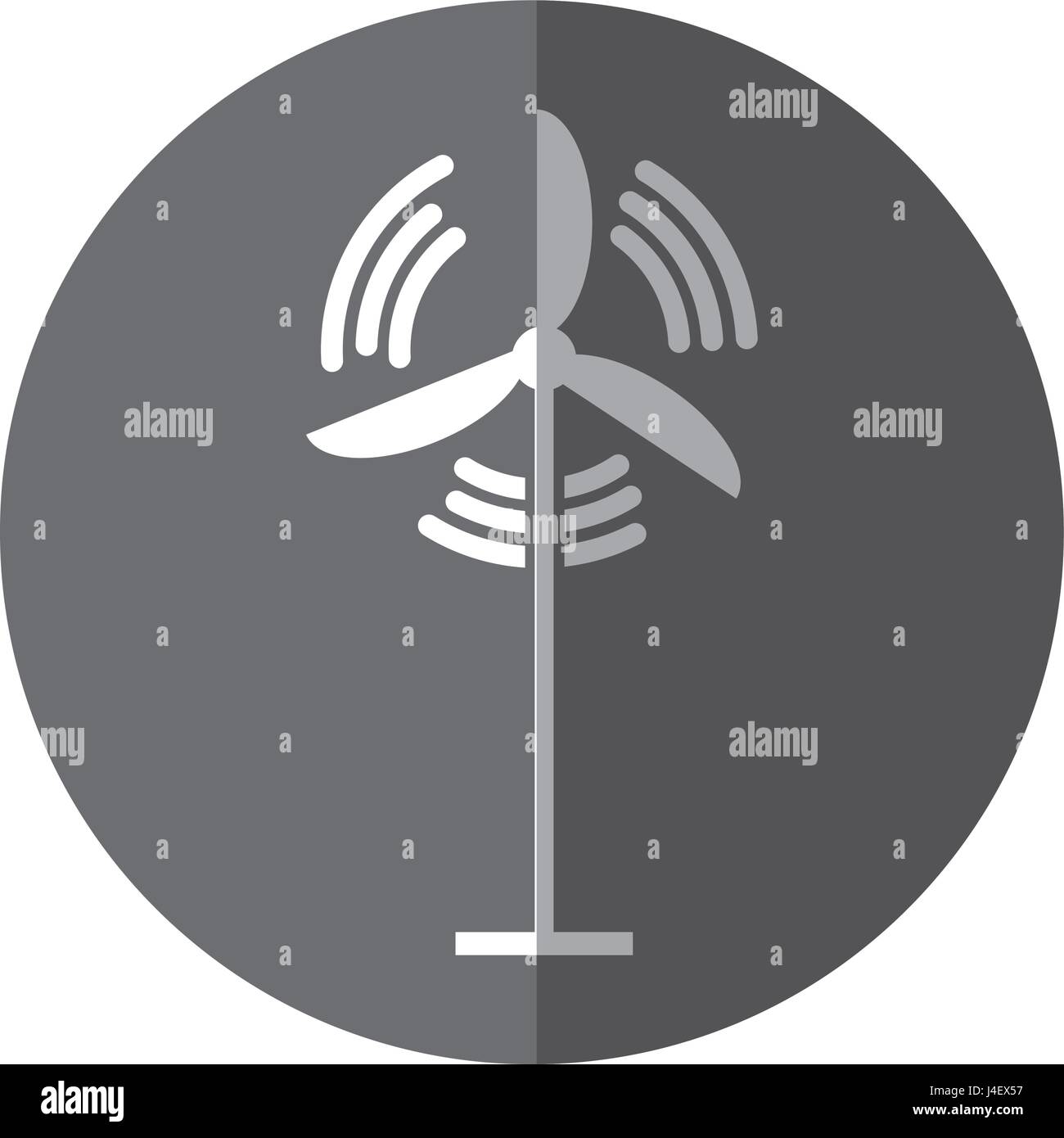 Wind turbine isolated Stock Vector Image & Art - Alamy