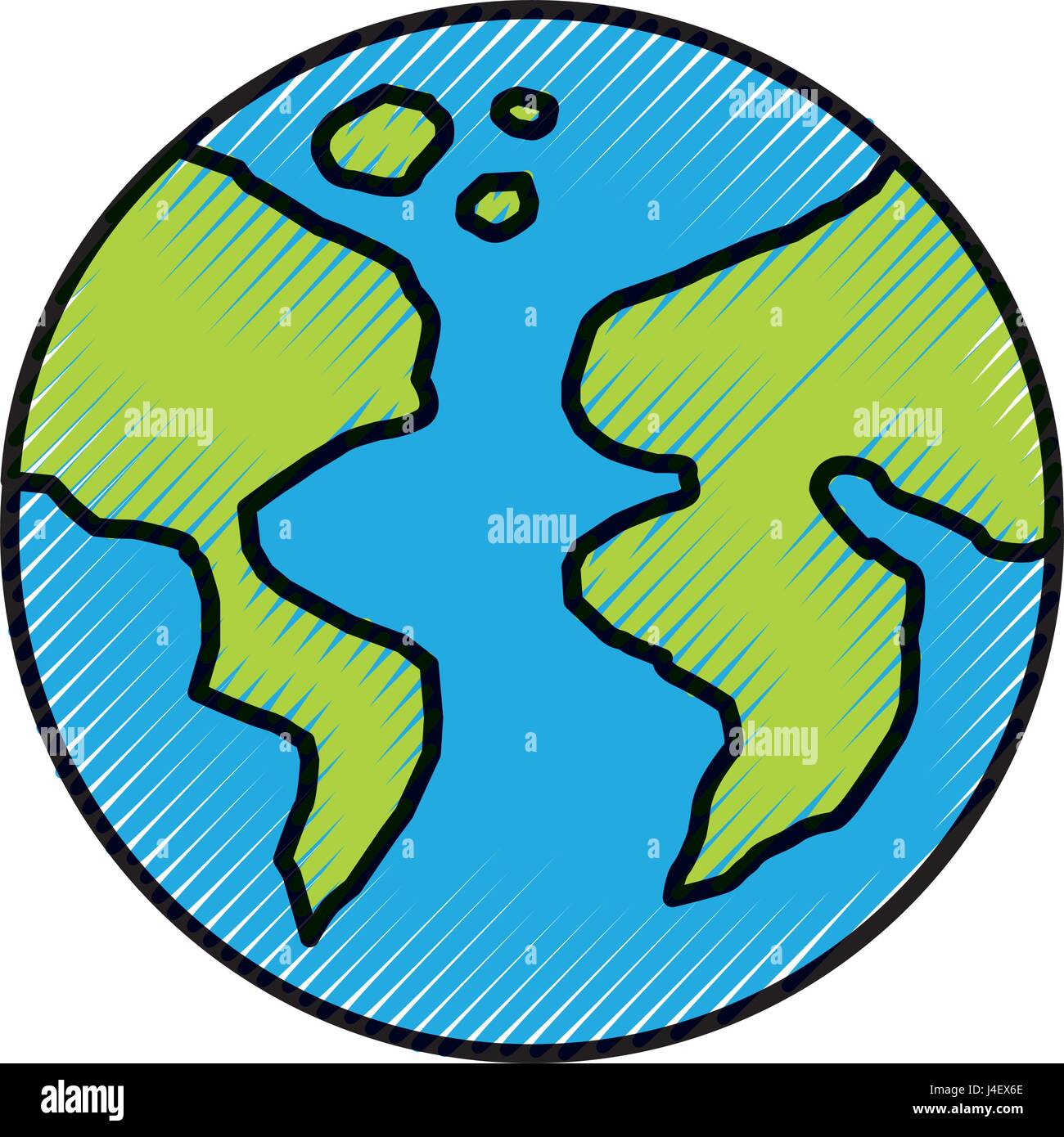 Isolated world earth Stock Vector Image & Art - Alamy