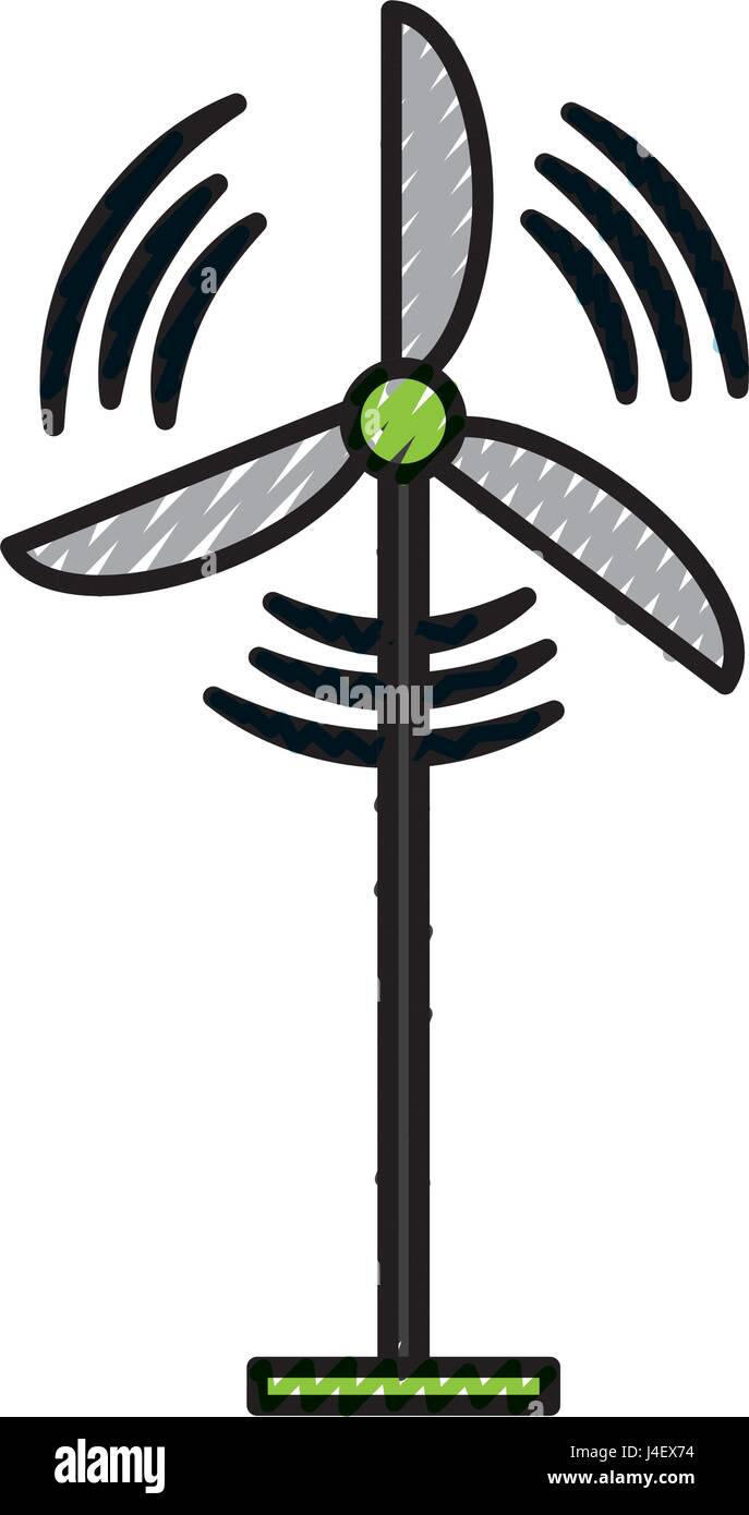 Wind turbine isolated Stock Vector Image & Art - Alamy