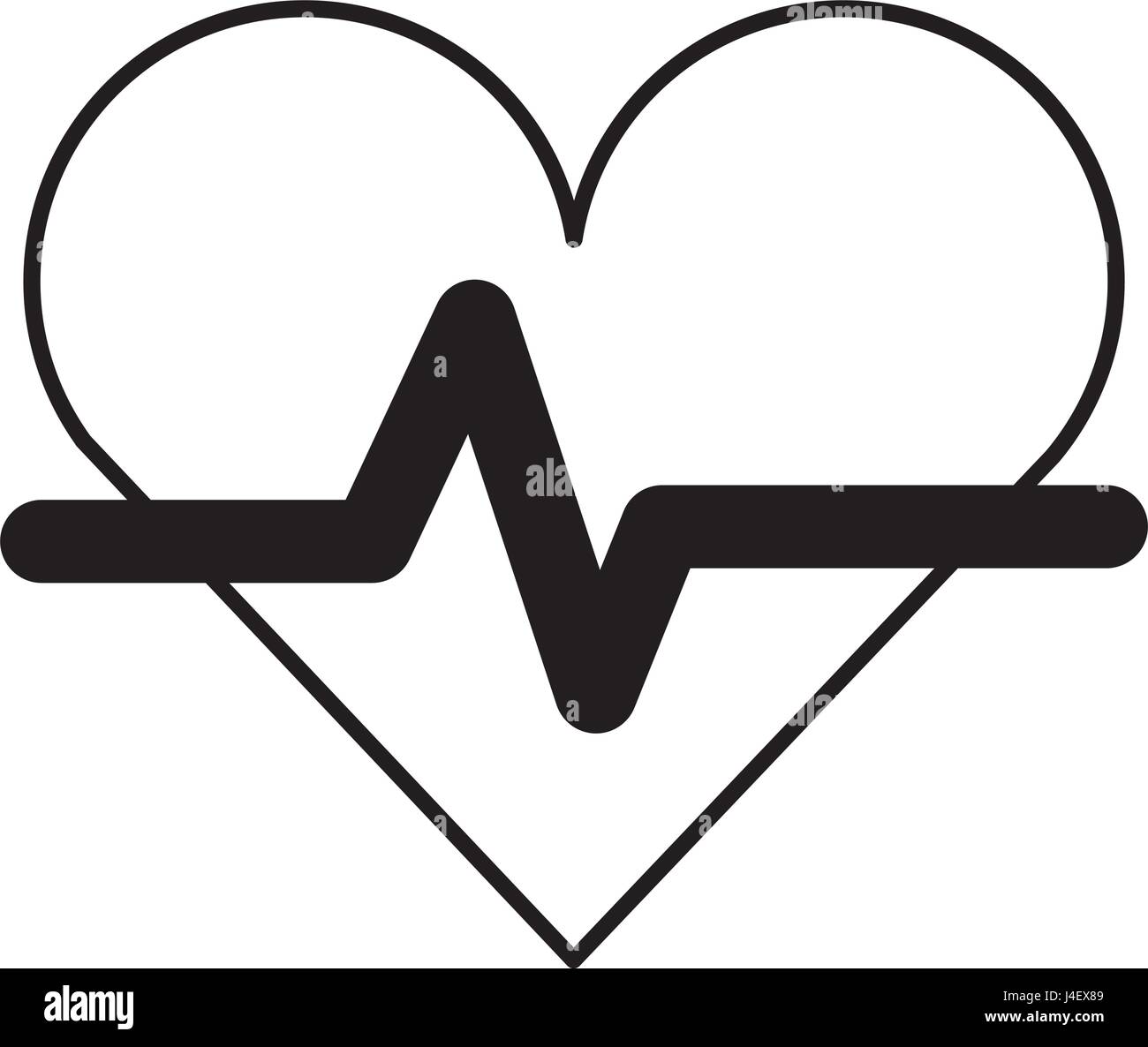Cardiology heart beat Stock Vector Image & Art - Alamy