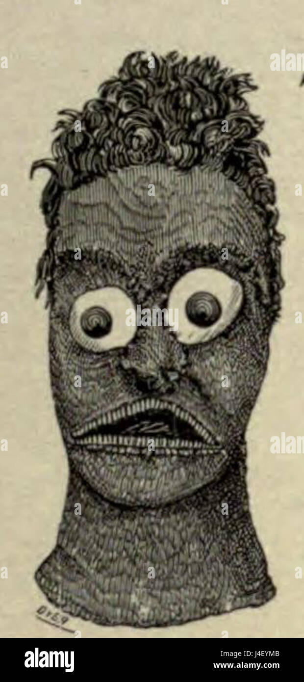 Kukailimoku  Memoirs Bishop Museum  Vol. I  Fig. 21 Stock Photo