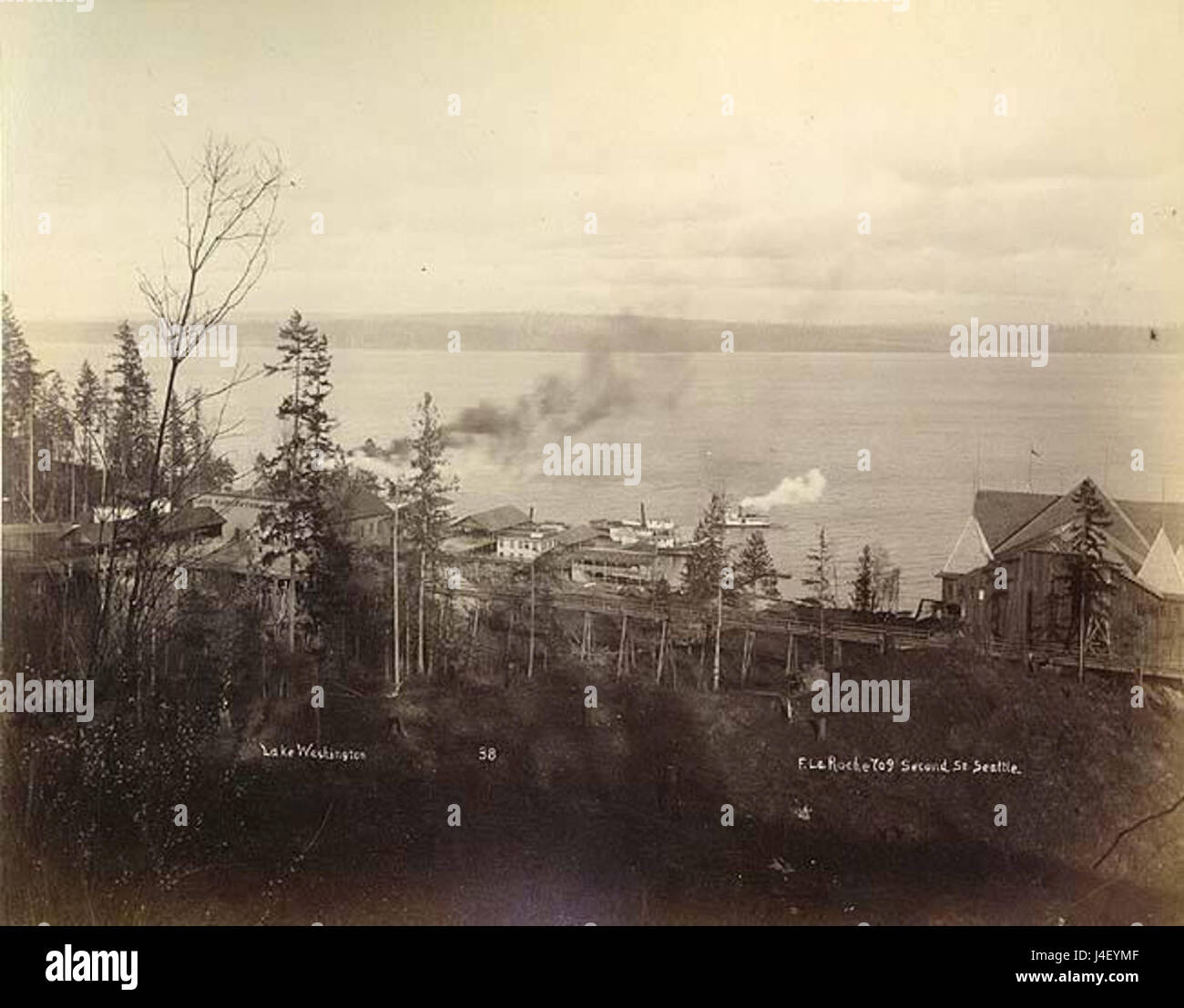 Leschi Park Seattle Washington 1891 Stock Photo Alamy