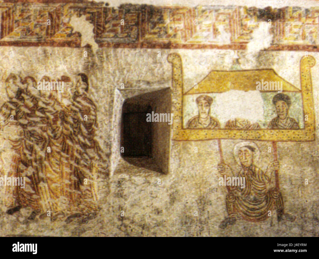 Naturno chiesa di san proclo storie di san procolo affresco IX secolo