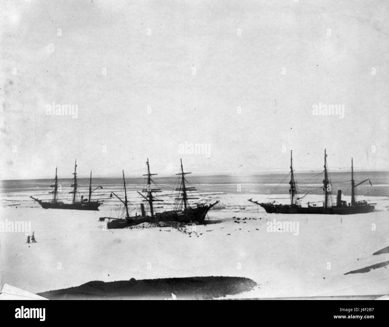 Discovery  Morning and Terra Nova Stock Photo