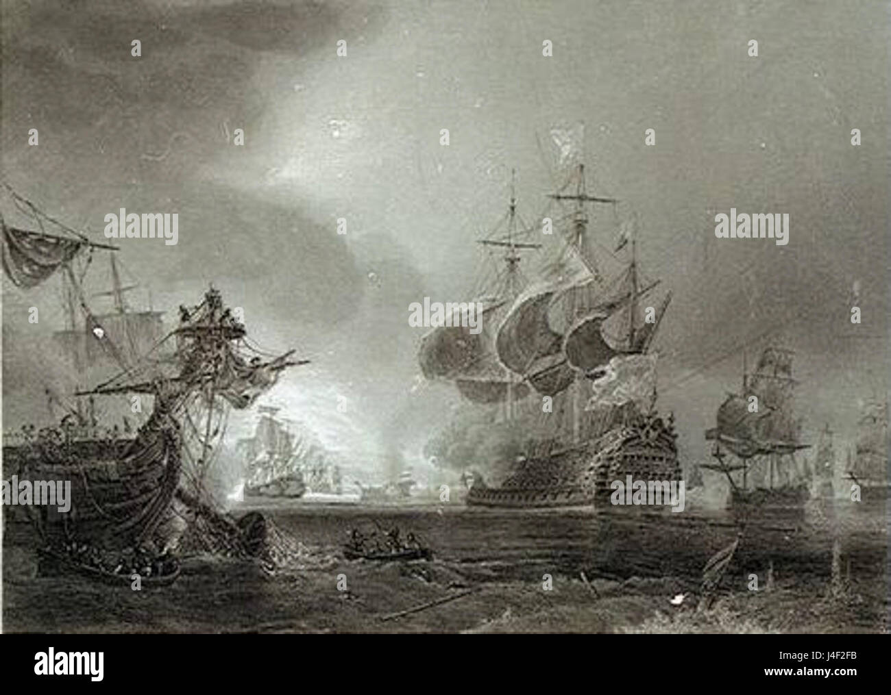 The Battle of Beachy Head, fought on 10 July 1690, was a naval battle ...