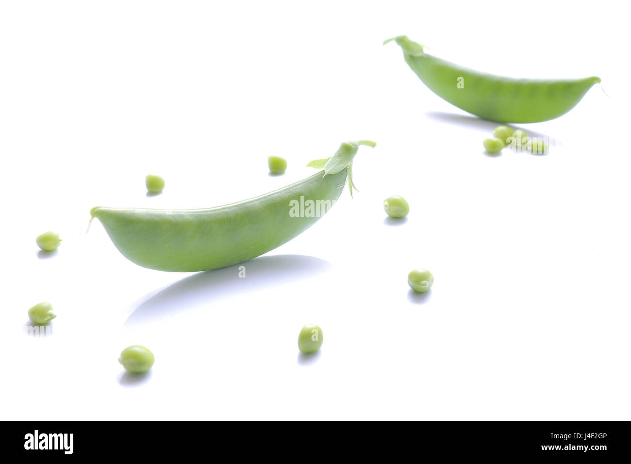Japanese green pea on white Stock Photo Alamy