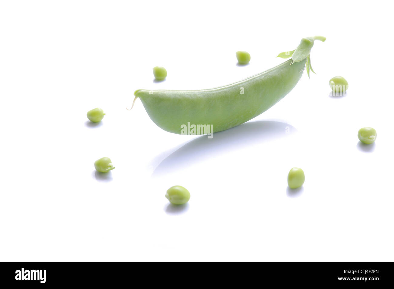 Japanese green pea on white Stock Photo Alamy