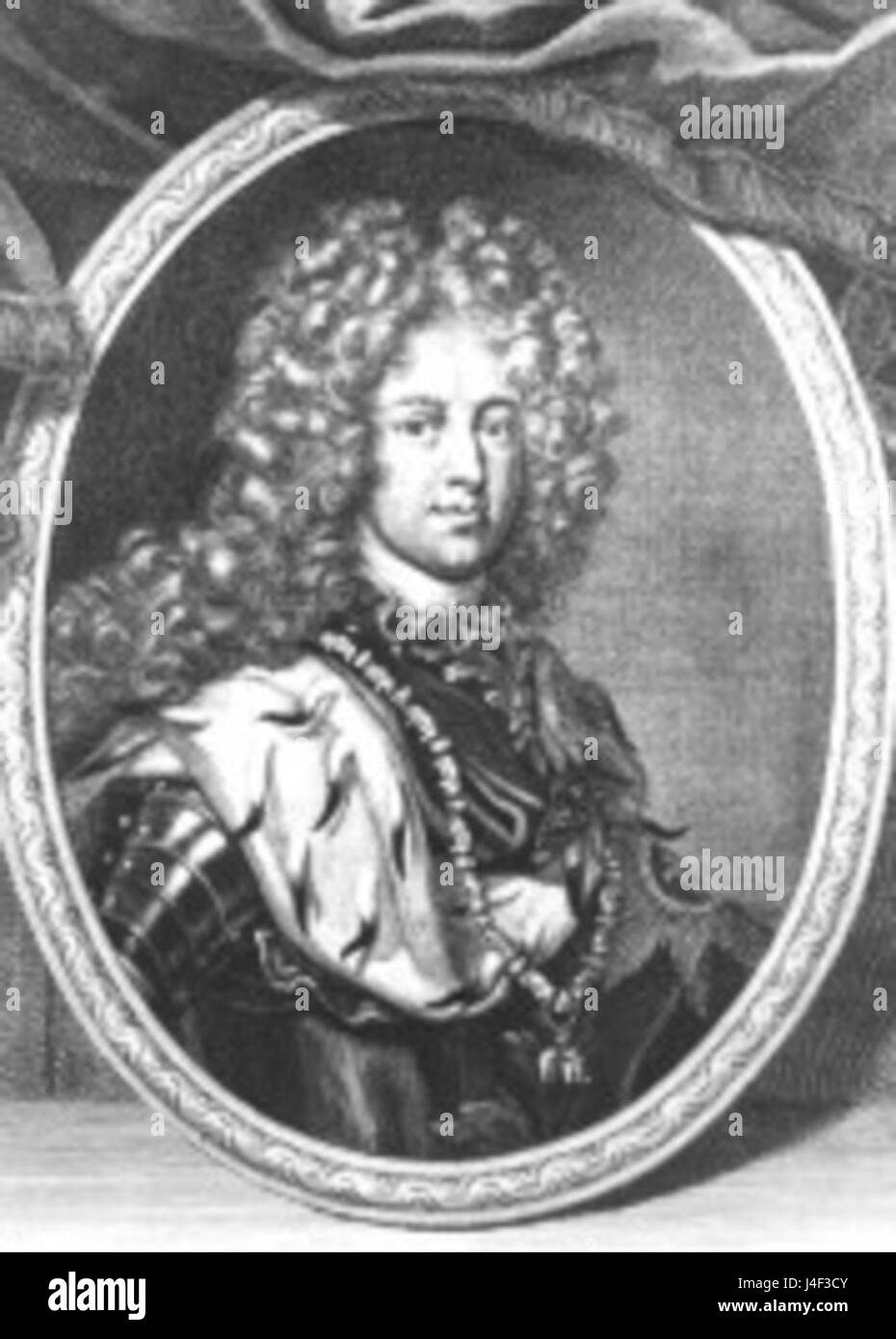 John Augustus  Prince of Anhalt Zerbst Stock Photo