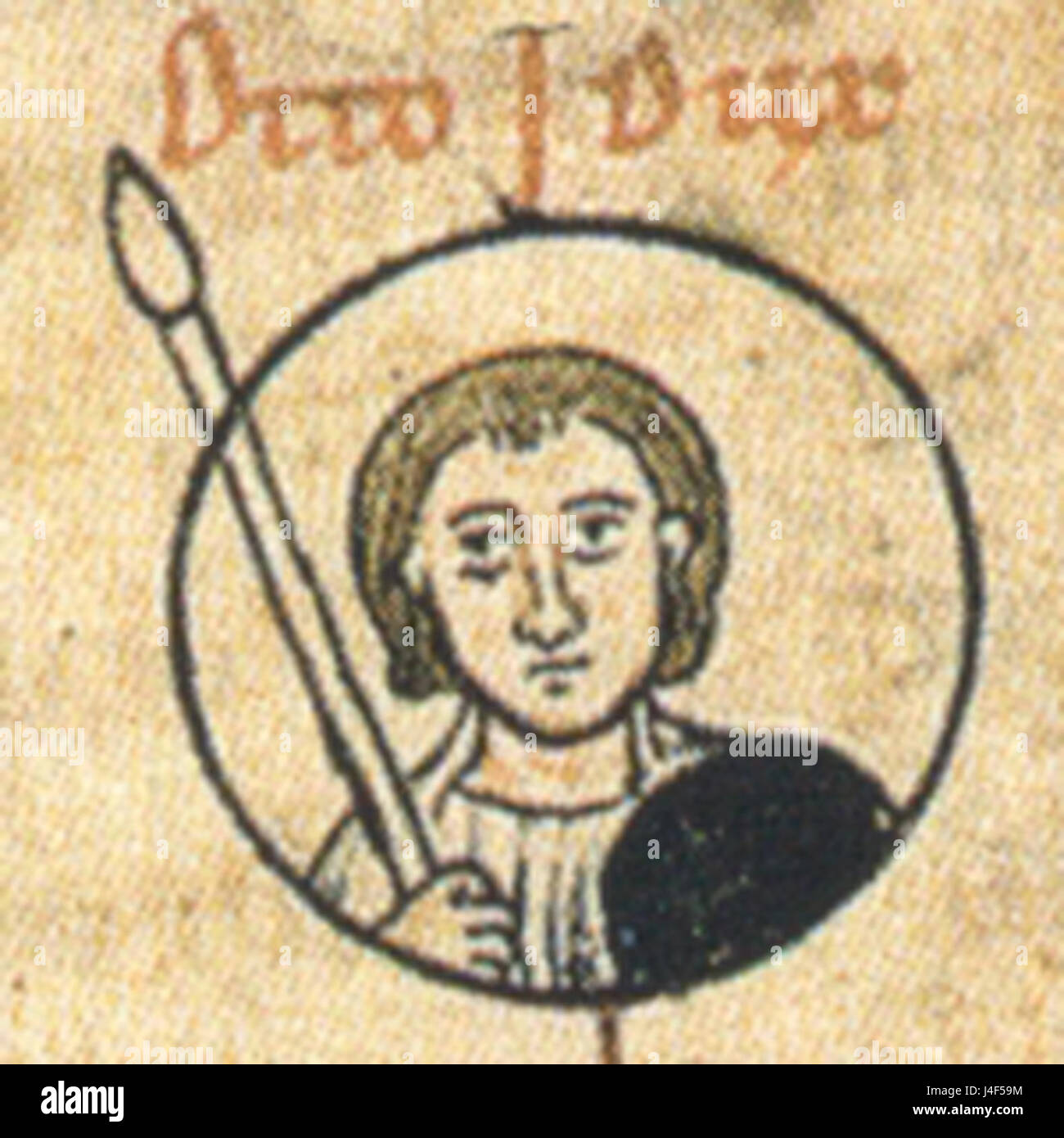 Otto I Duke of Saxony Stock Photo Alamy