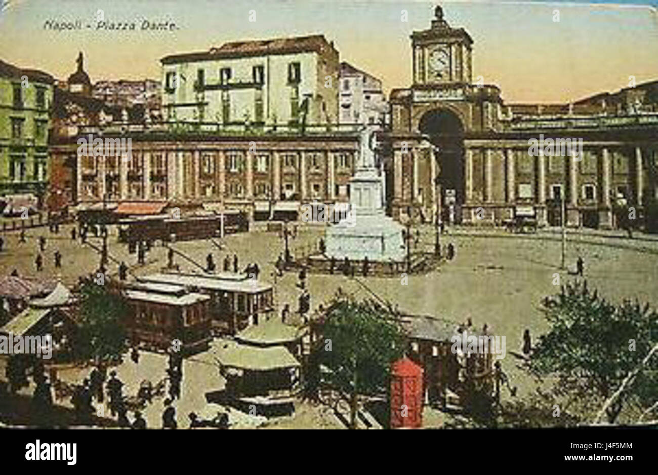 Visual Reference: Piazza Dante In Naples Is A Central Square That Represents