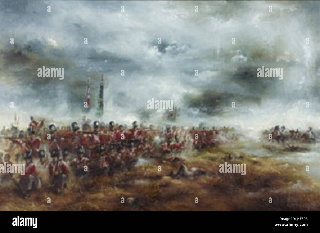 2nd Battalion 73rd and the 2nd Battalion 30th Regiments of Foot at the