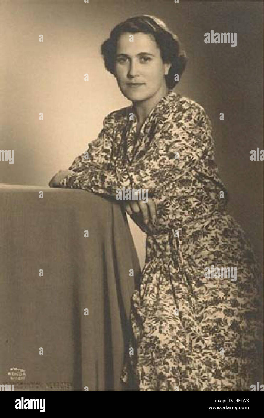 D. Marie Adelaide of Braganca  infanta of Portugal Stock Photo