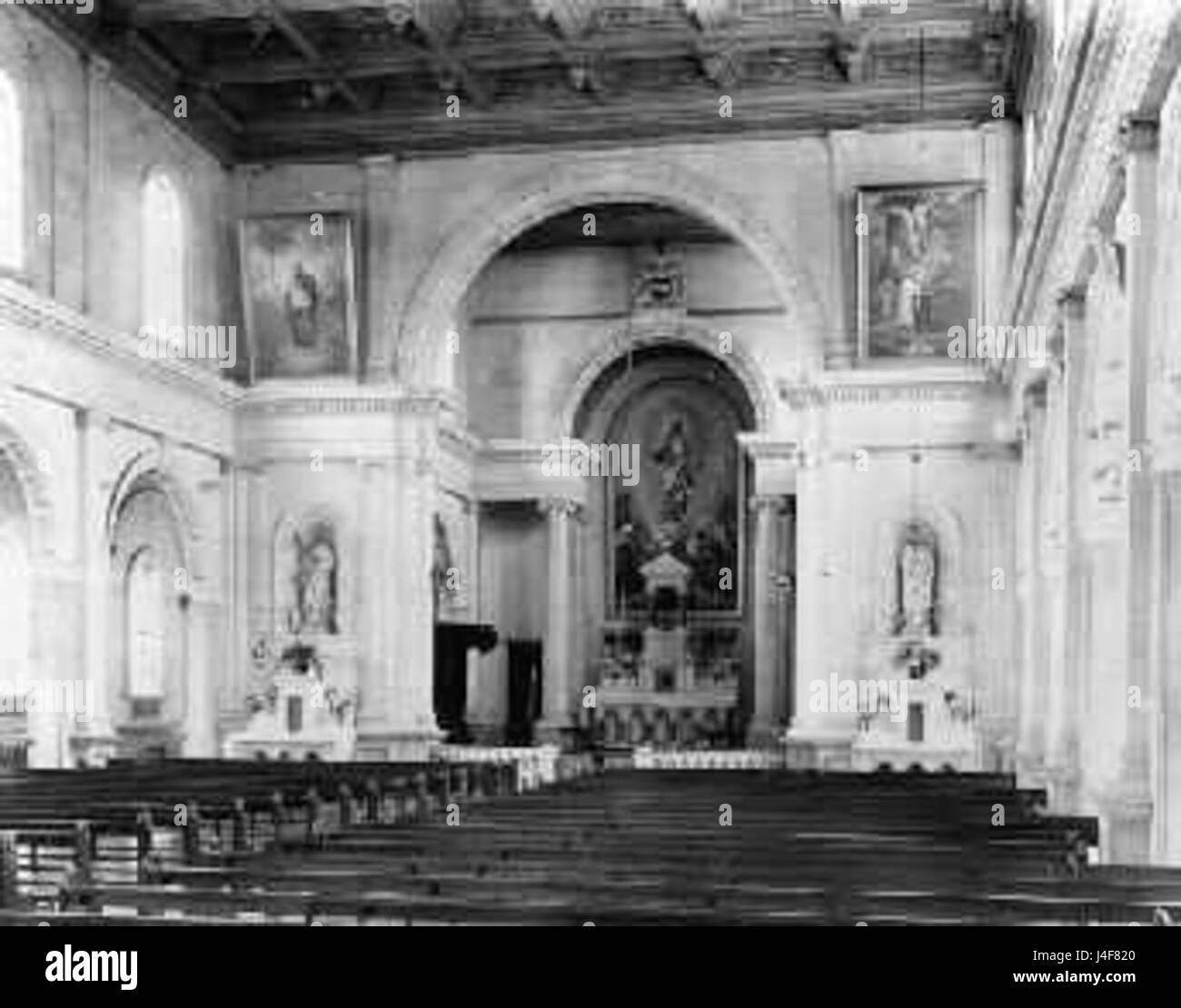 Sacred Heart Interior Stock Photo Alamy