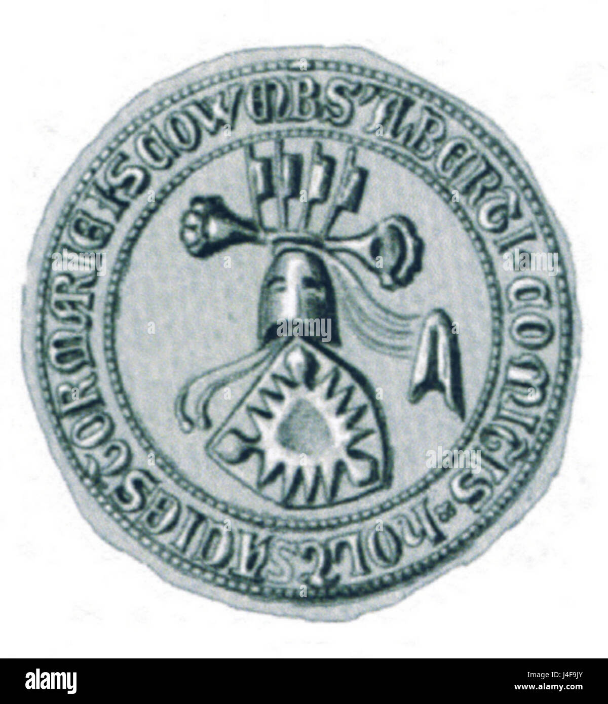 Seal Albrecht II. (Holstein) 01 Stock Photo Alamy