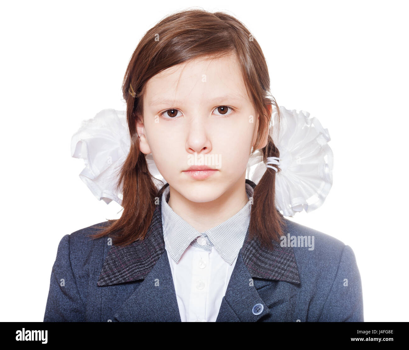 Stressed and upset teen high school student isolated Stock Photo - Alamy