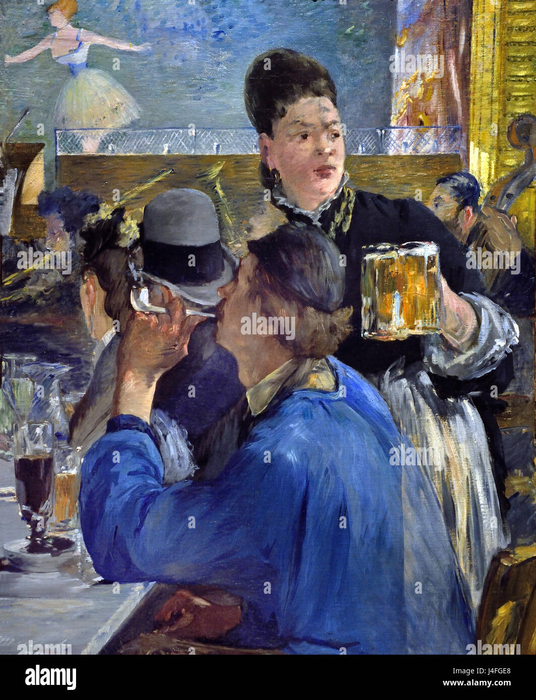Corner of a Café-Concert 1878-80 by Édouard Manet 1832 – 1883 France French Stock Photo