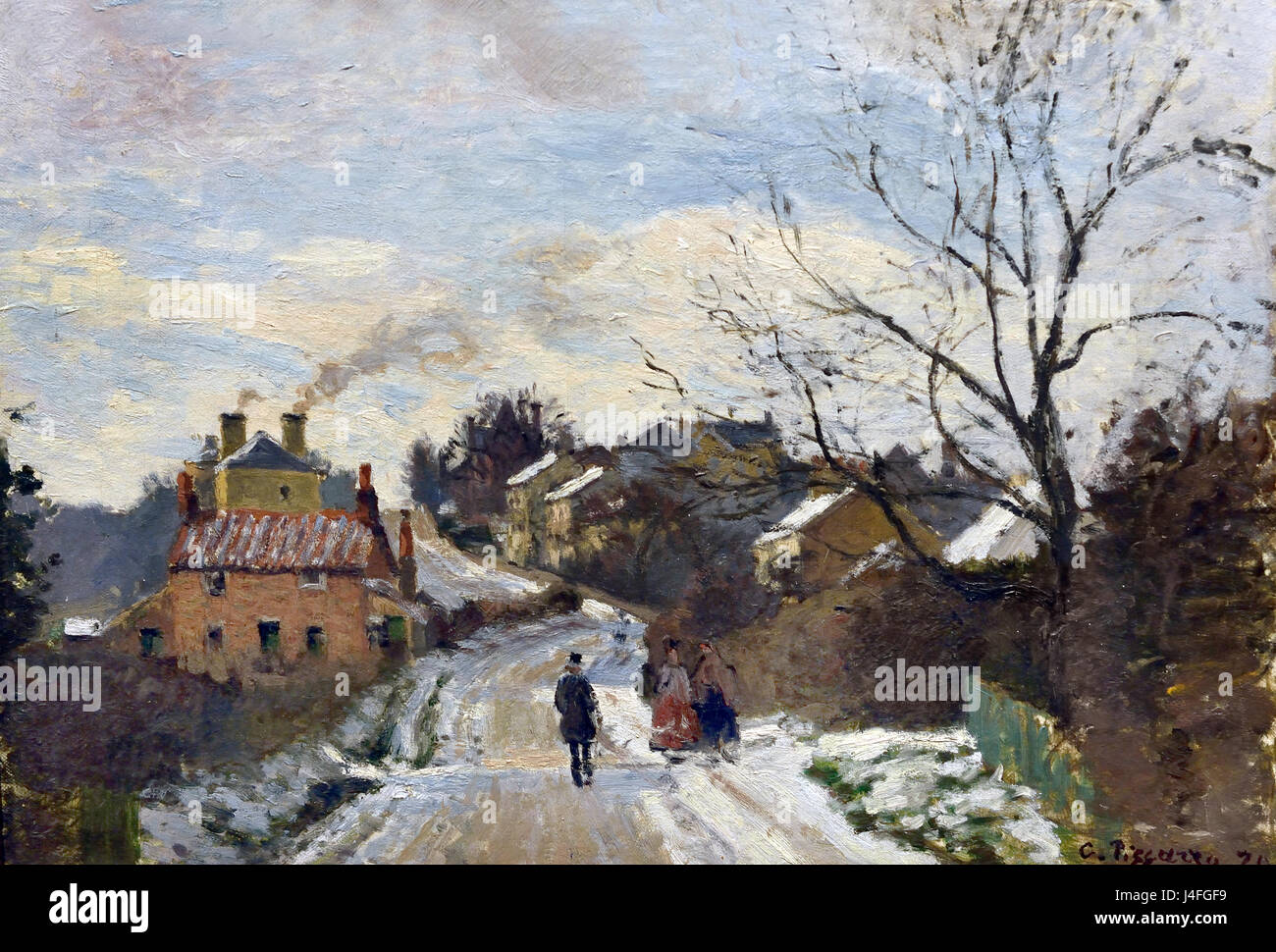Fox Hill, Upper Norwood 1870  by Camille Pissarro 1830 - 1905 France French Stock Photo
