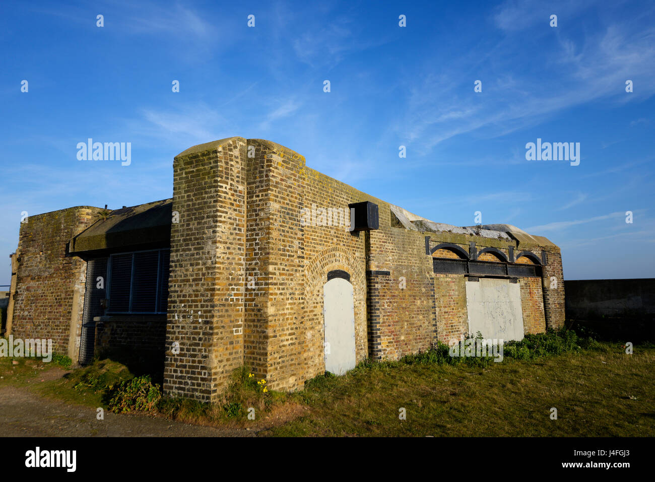 Gunners Park, Shoeburyness World War Two features survive including a