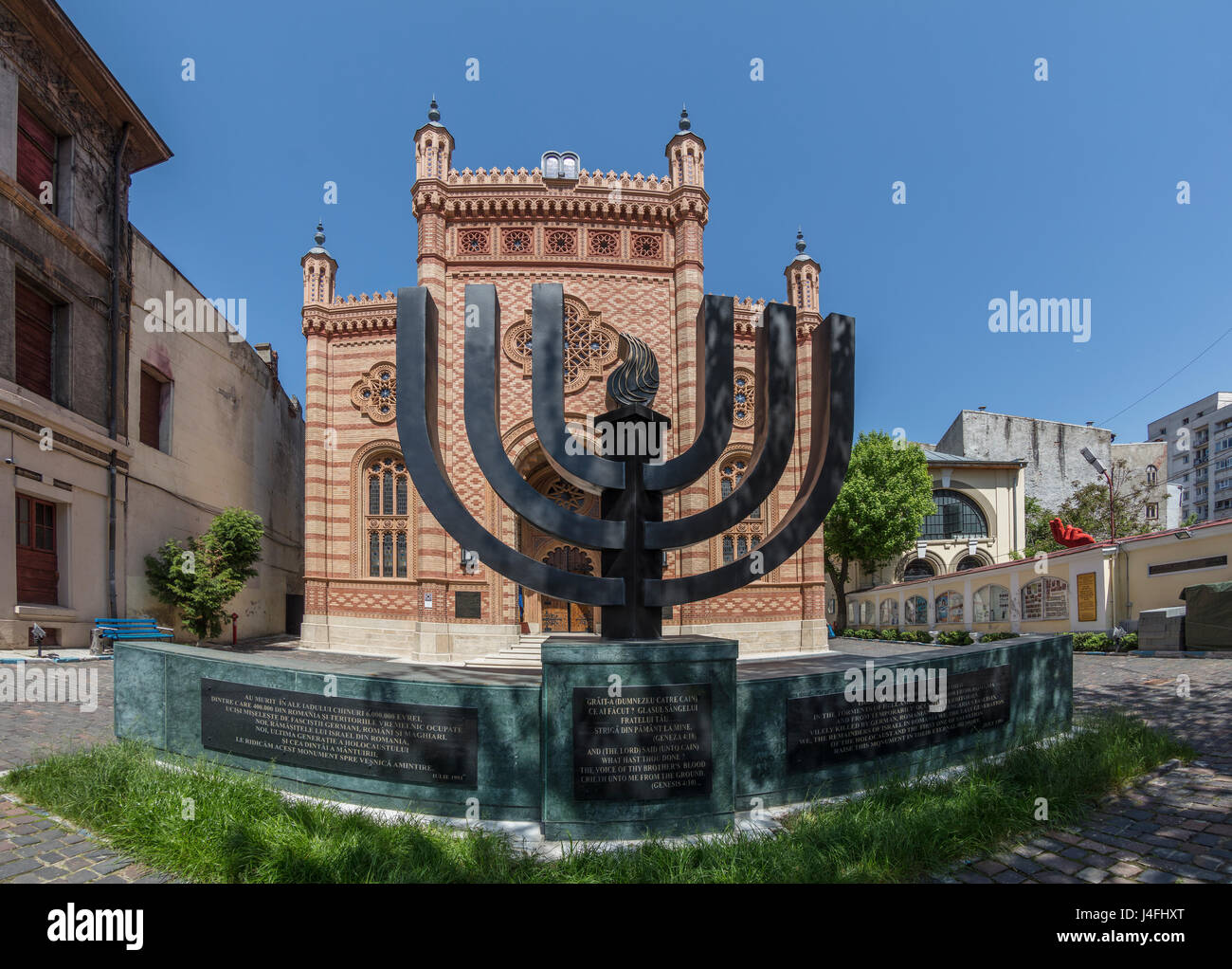 Stock Photo - The Choral Temple is a beautiful 19th century synagogue in Bucharest, Romania Stock Photo