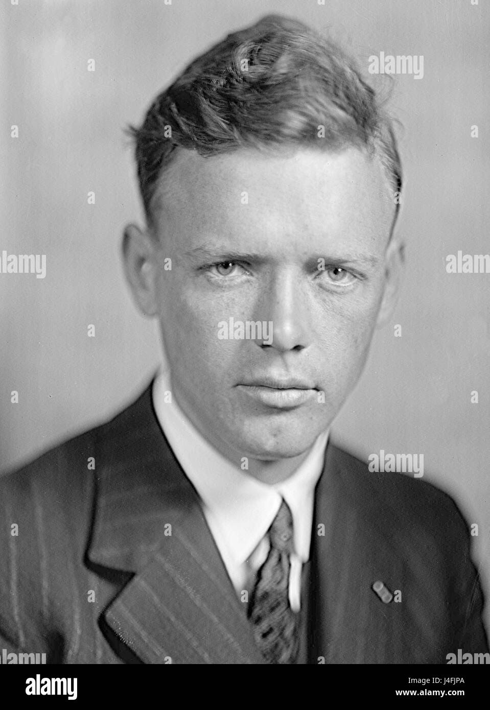 Charles Lindbergh Stock Photo