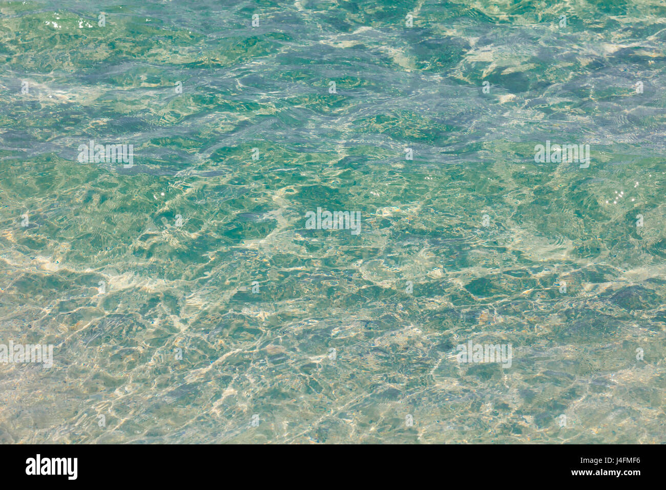 Clear aqua marine water in Gulf of Mexico on Gasparillia Island Florida