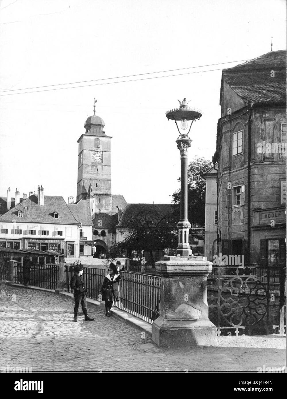 Sibiu Piata Mica 07 Stock Photo Alamy