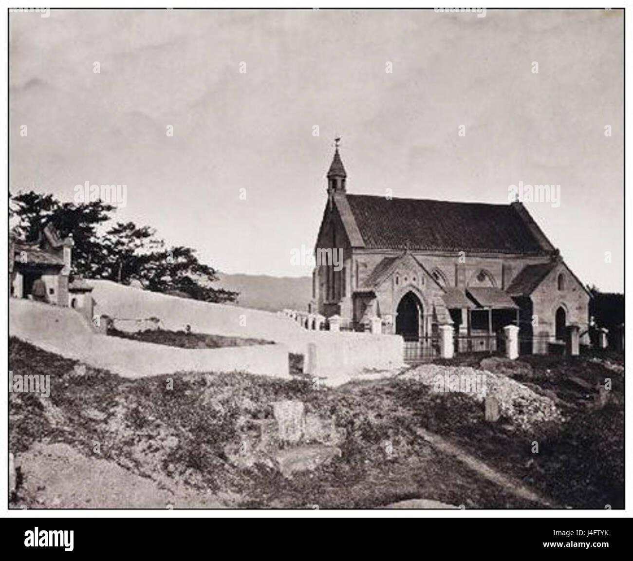 This refers to an image or document depicting St. John's Church in 1880 ...